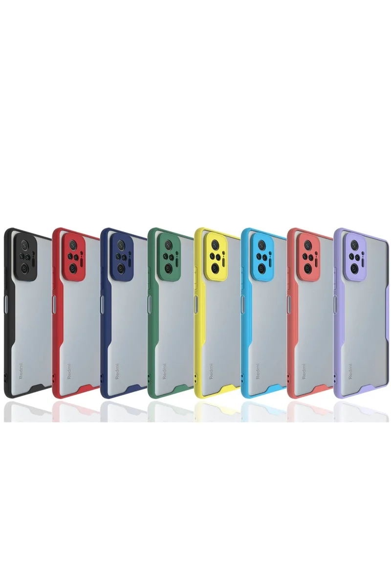 Newface Xiaomi Redmi Note 10 Pro Kılıf Platin Silikon - Pembe