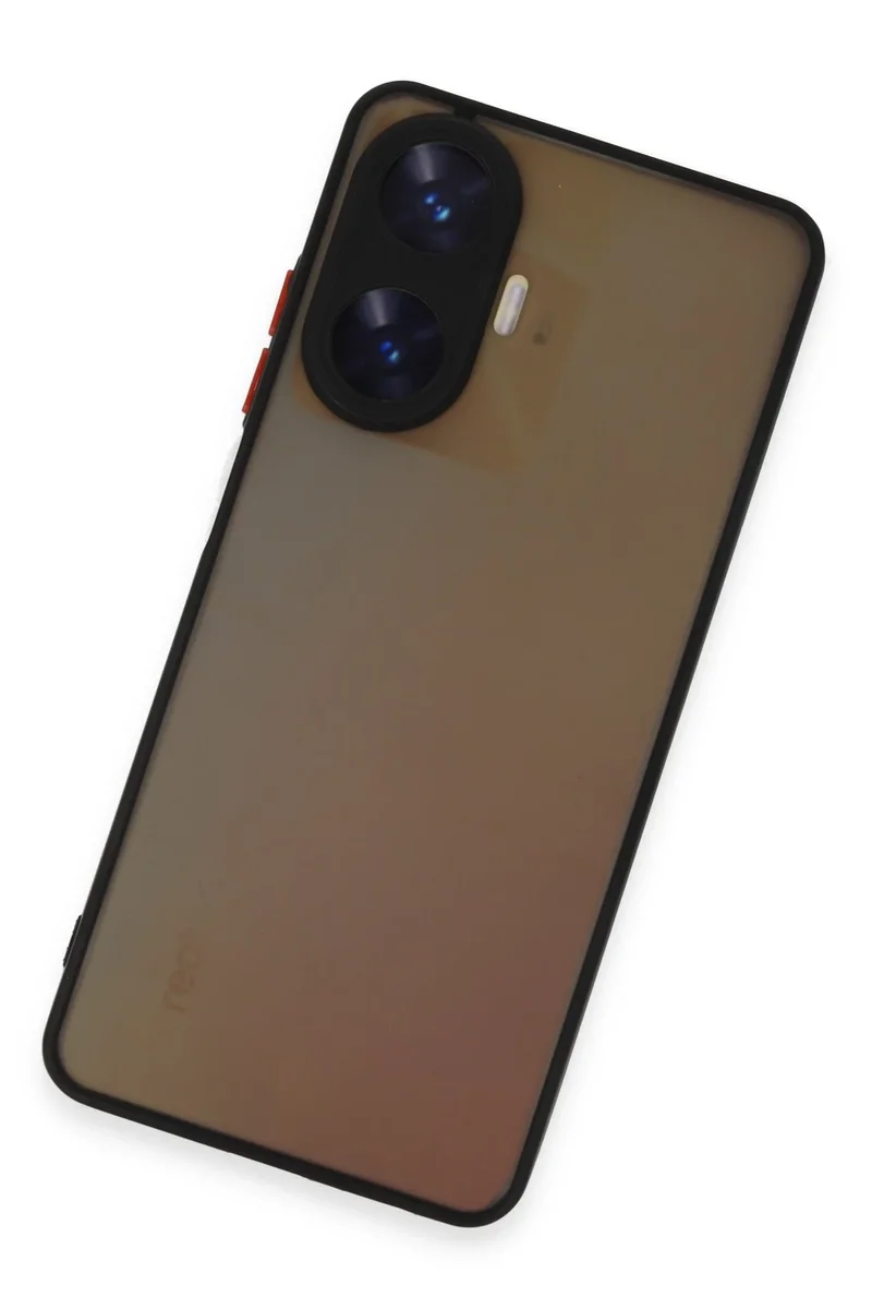 Newface Realme C55 Kılıf Montreal Silikon Kapak - Siyah