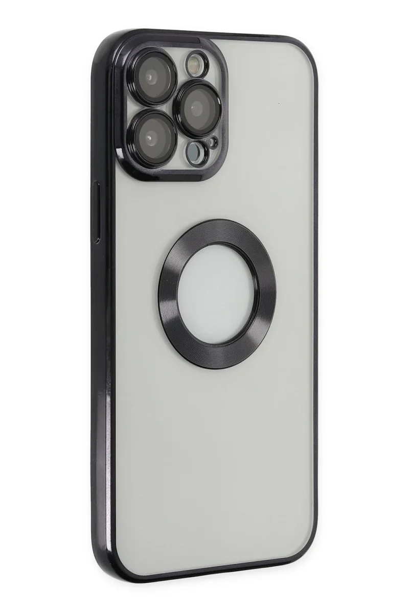 Newface iPhone 13 Pro Max Kılıf Slot Silikon - Siyah