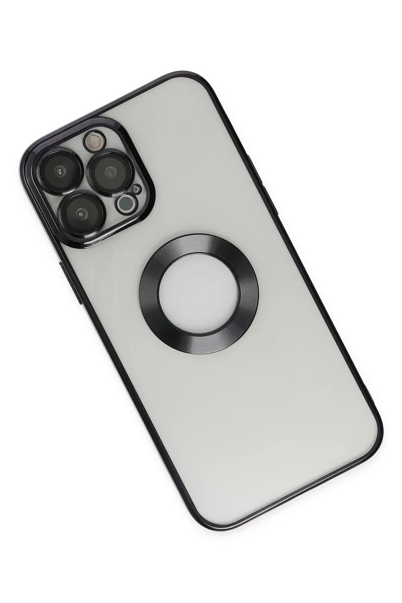 Newface iPhone 14 Pro Kılıf Slot Silikon - Siyah