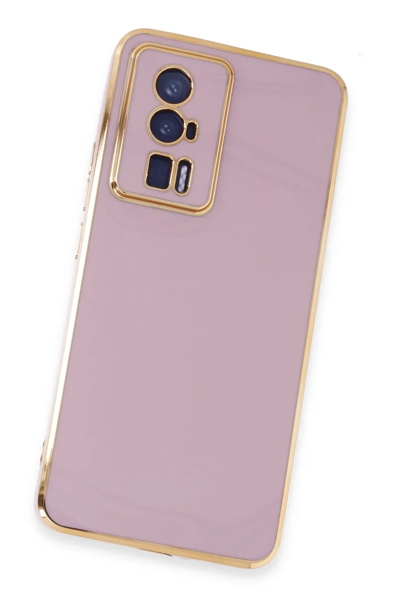 Newface Xiaomi Poco F5 Pro Kılıf Volet Silikon - Mor