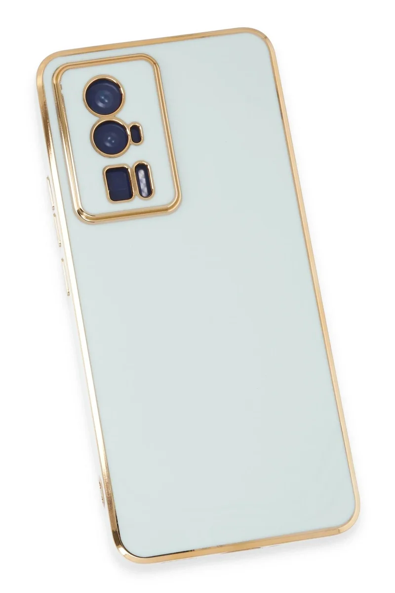 Newface Xiaomi Poco F5 Pro Kılıf Volet Silikon - Açık Yeşil