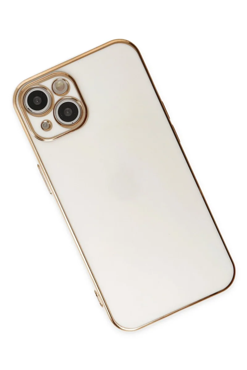 Newface iPhone 14 Kılıf Volet Silikon - Beyaz