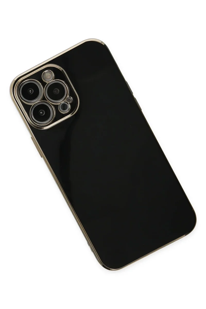 Newface iPhone 14 Pro Kılıf Volet Silikon - Siyah