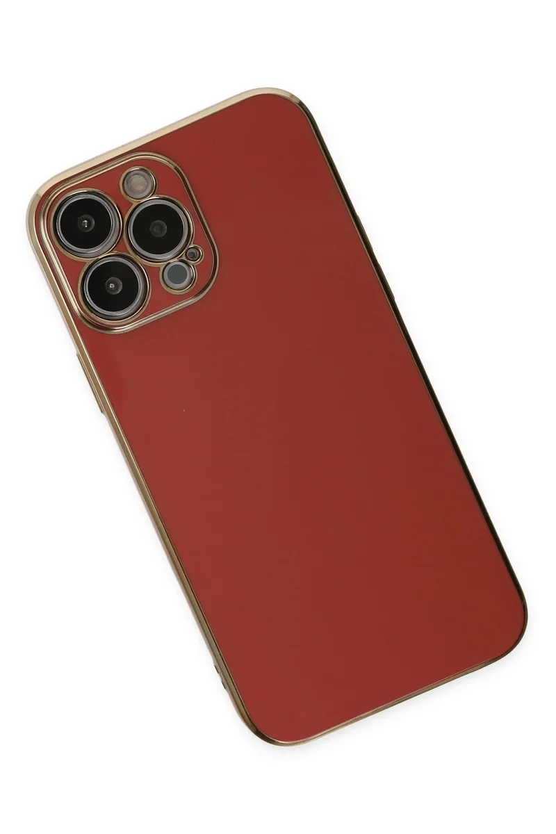 Newface iPhone 14 Pro Kılıf Volet Silikon - Kırmızı