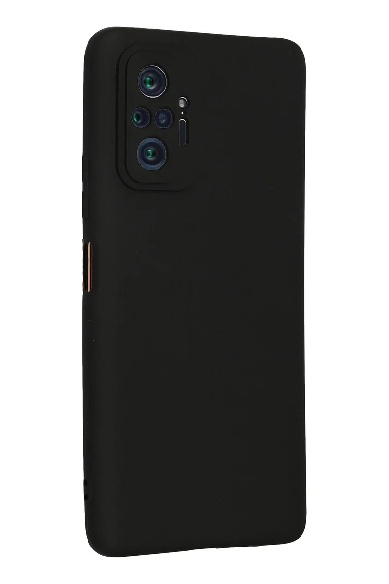 Newface Xiaomi Redmi Note 10 Pro Kılıf First Silikon - Siyah