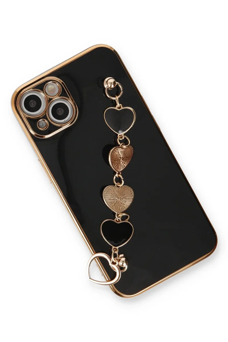 Newface iPhone 14 Plus Kılıf Esila Silikon - Siyah