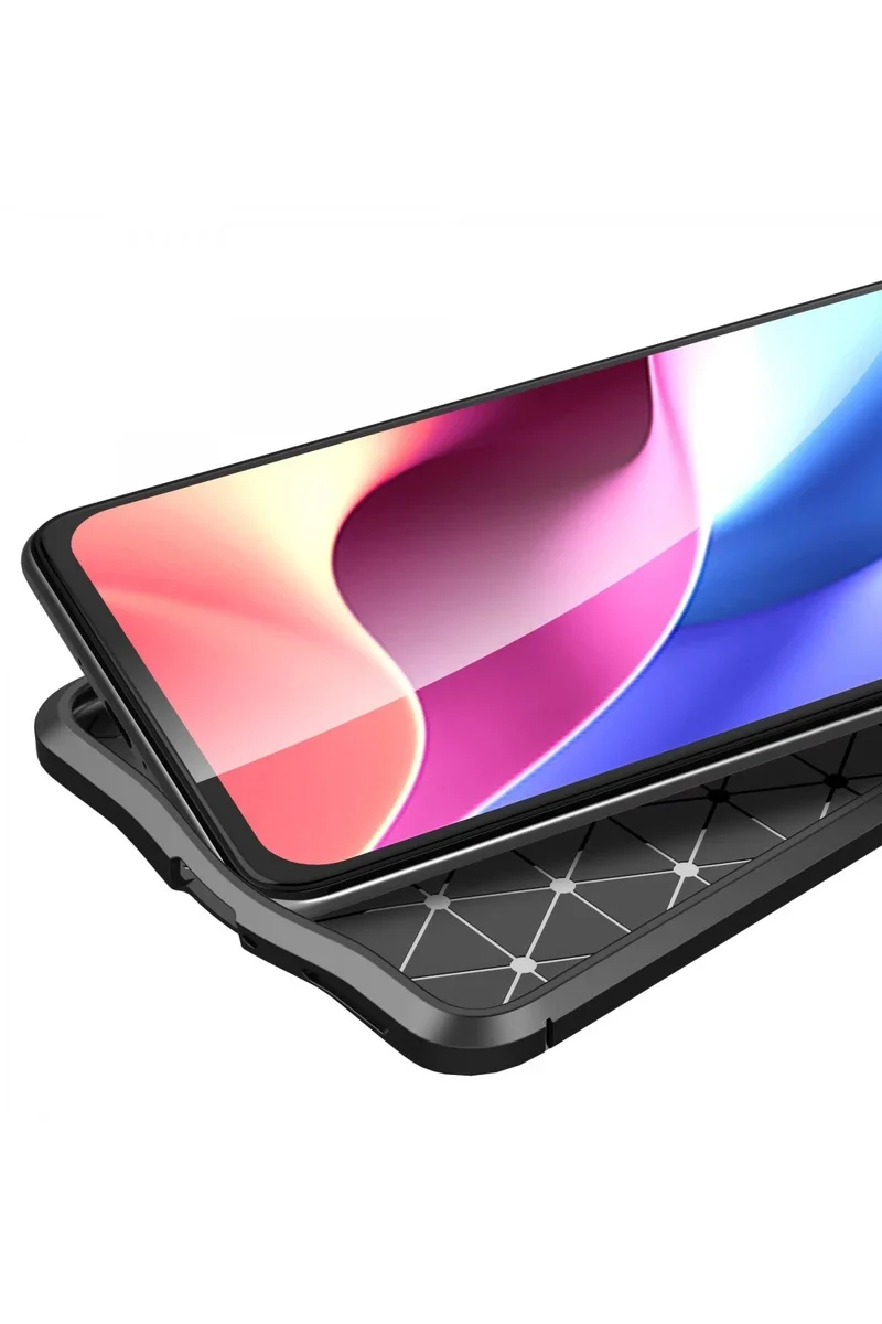 Newface Xiaomi Poco F3 Kılıf Auto Focus Kapak - Kırmızı