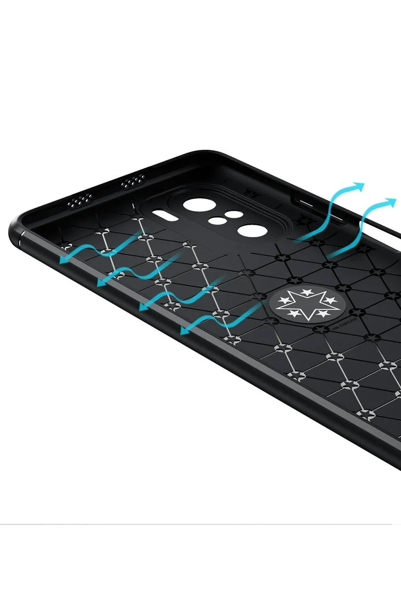 Newface Xiaomi Poco F3 Kılıf Range Yüzüklü Silikon - Kırmızı