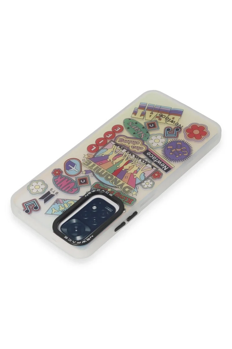 Newface Xiaomi Redmi Note 11 Kılıf Estoril Desenli Kapak - Estoril - 14