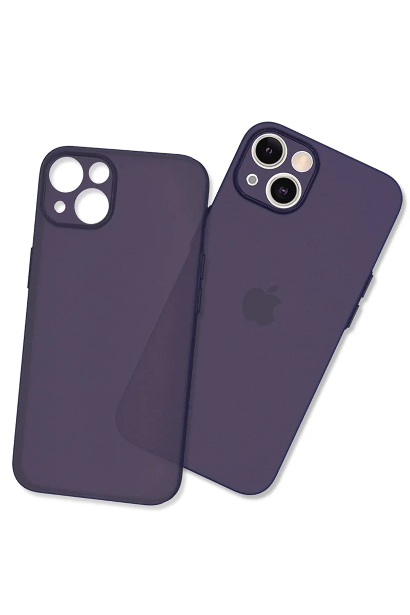 Newface iPhone 14 Plus Kılıf Puma Silikon - Koyu Mor