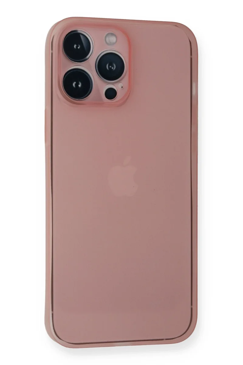 Newface iPhone 14 Pro Kılıf PP Ultra İnce Kapak - Pembe
