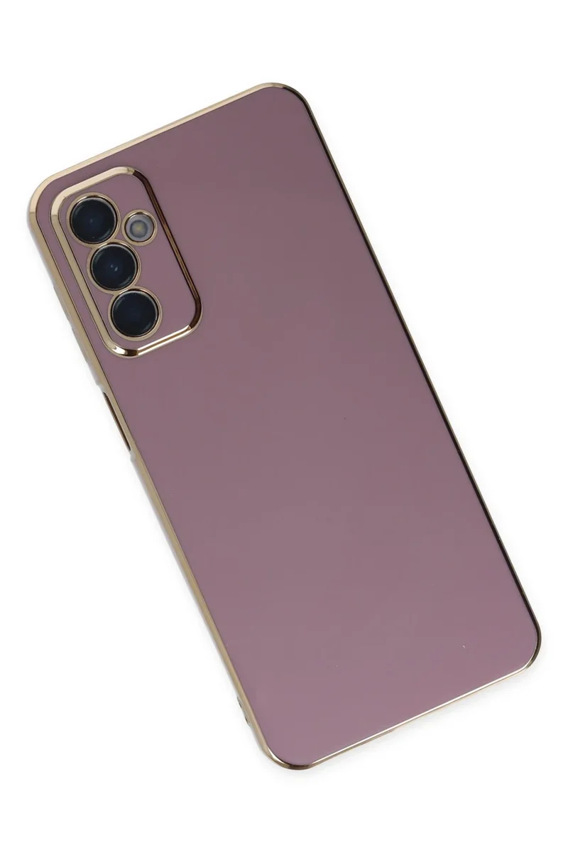 Newface Samsung Galaxy M23 Kılıf Volet Silikon - Mor