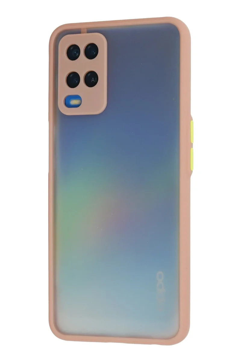 Newface Oppo A54 4G Kılıf Montreal Silikon Kapak - Pembe