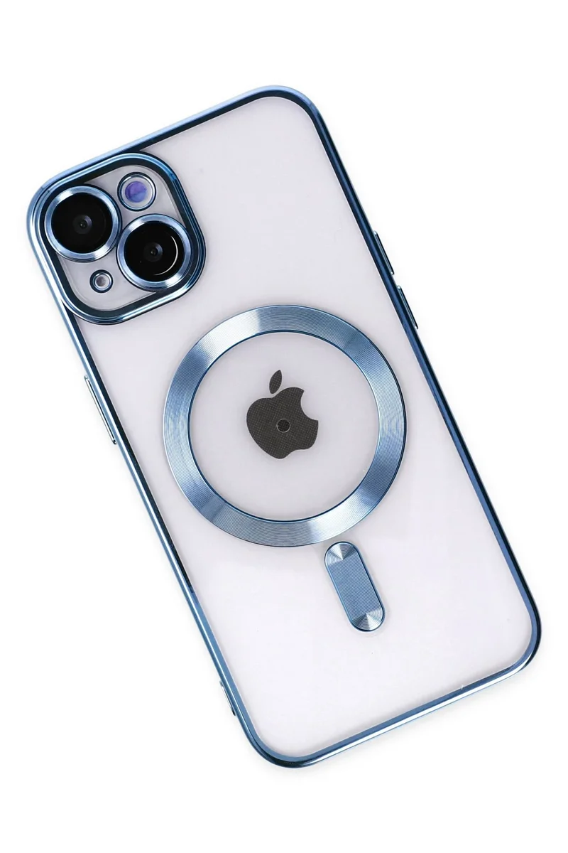 Newface iPhone 14 Plus Kılıf Kross Magneticsafe Kapak - Sierra Blue