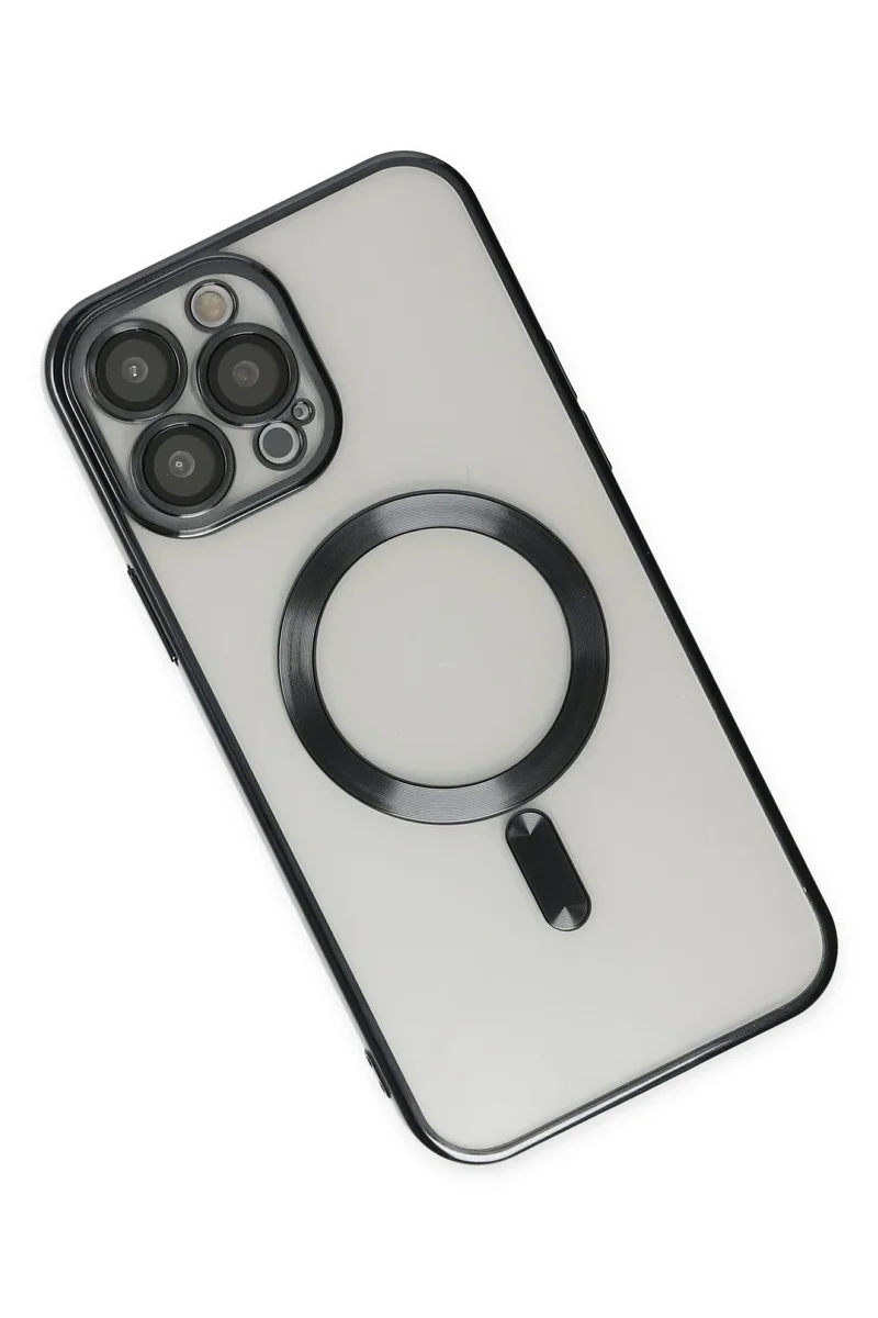 Newface iPhone 14 Pro Kılıf Kross Magneticsafe Kapak - Siyah