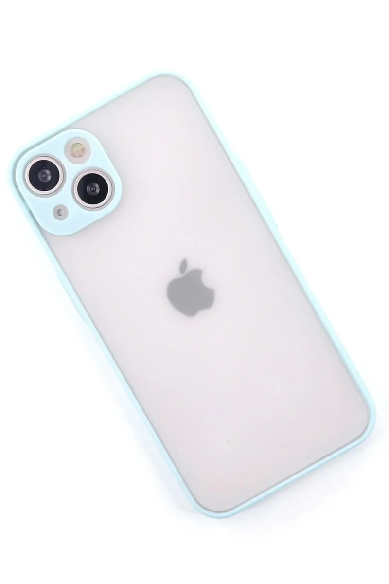 Newface iPhone 15 Plus Kılıf Montreal Silikon Kapak - Turkuaz