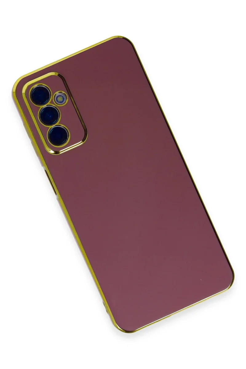 Newface Samsung Galaxy A04S Kılıf Volet Silikon - Kırmızı