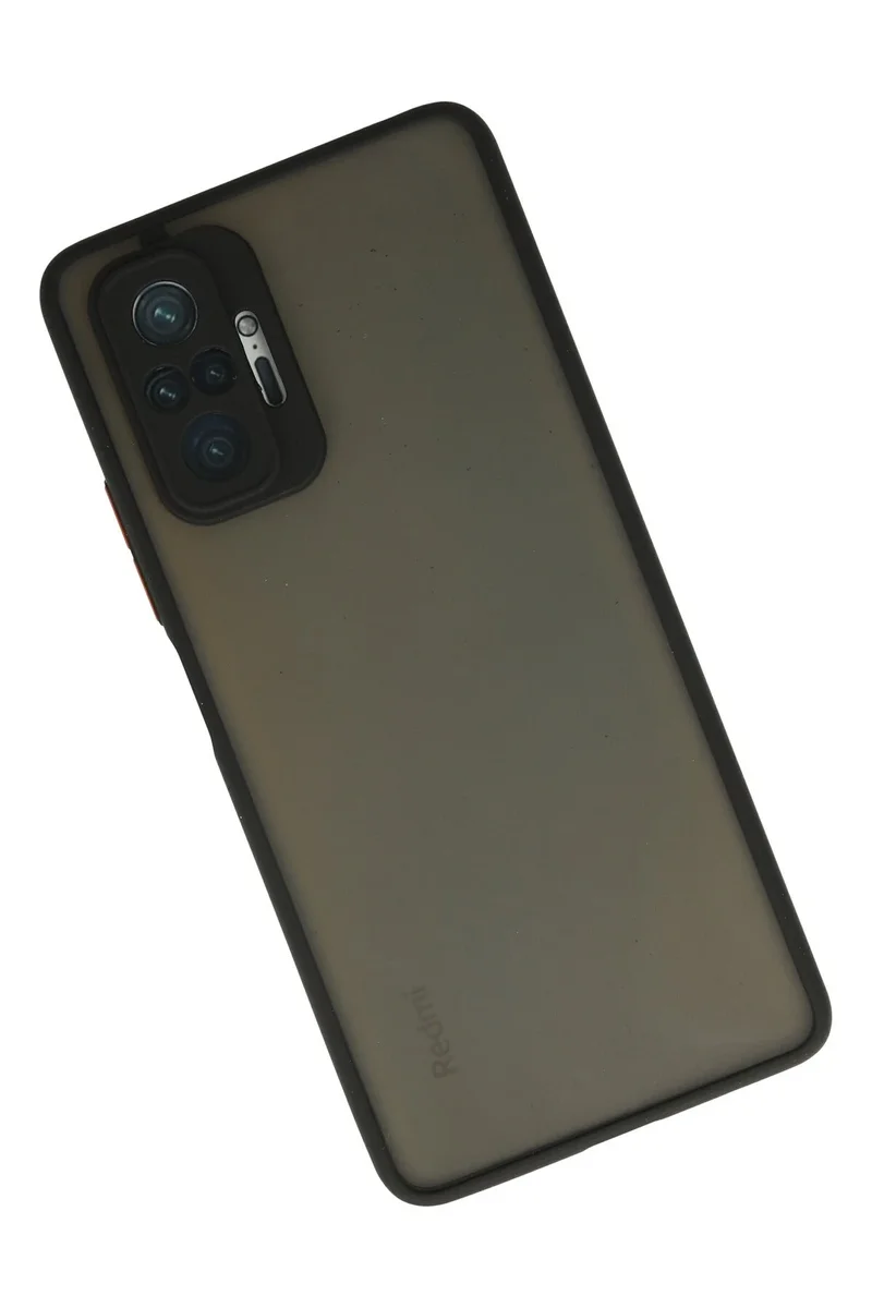 Newface Xiaomi Redmi Note 10 Pro Kılıf Montreal Silikon Kapak - Siyah