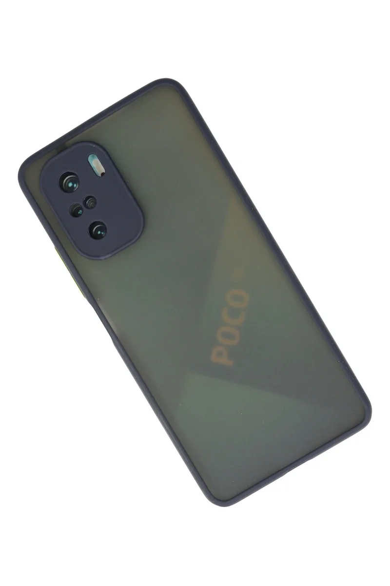 Newface Xiaomi Poco F3 Kılıf Montreal Silikon Kapak - Lacivert