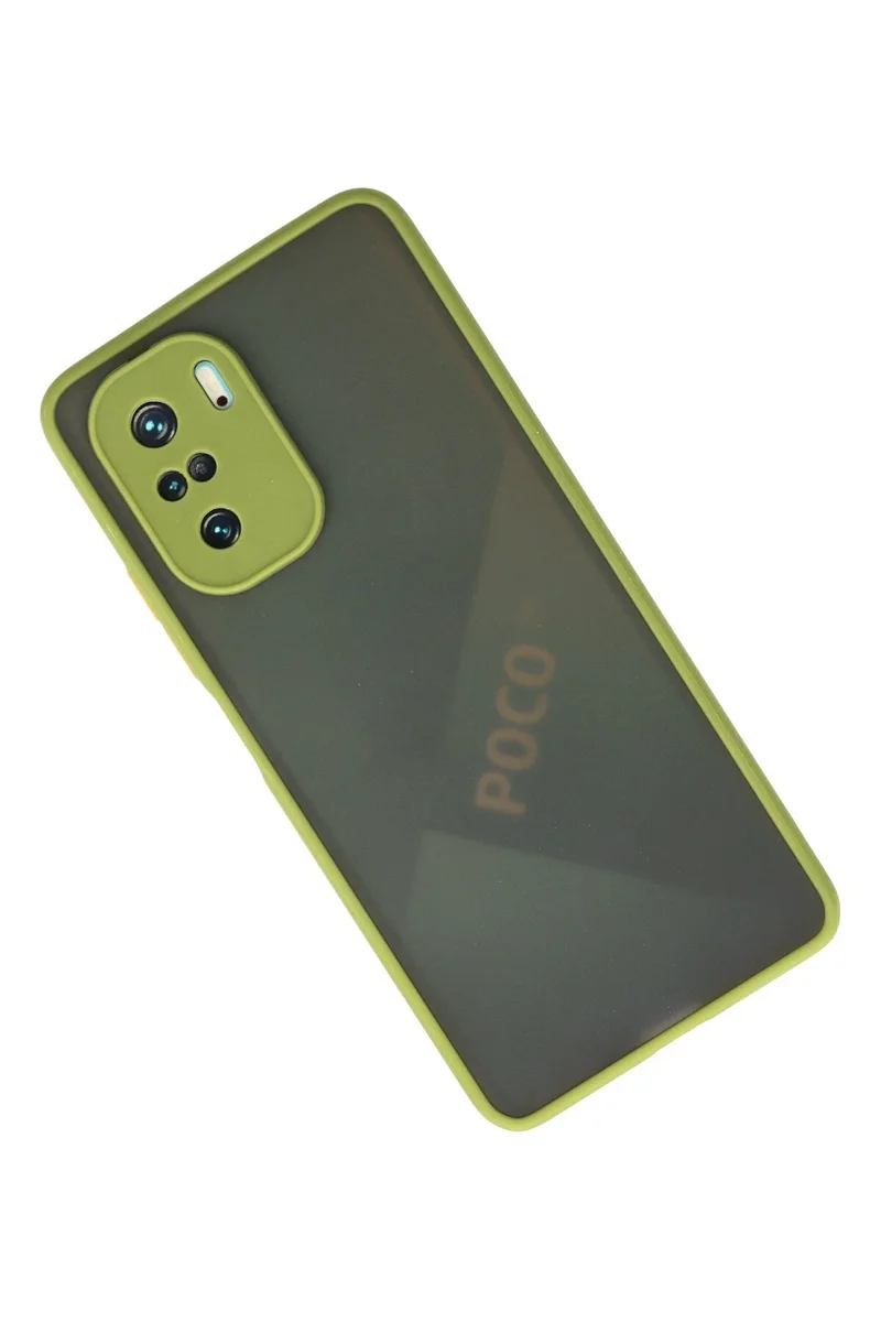 Newface Xiaomi Poco F3 Kılıf Montreal Silikon Kapak - Açık Yeşil