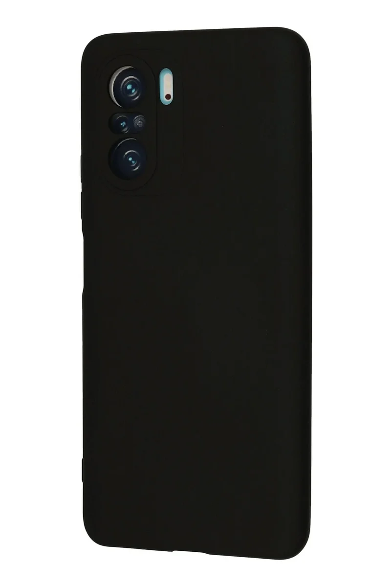 Newface Xiaomi Poco F3 Kılıf Nano içi Kadife Silikon - Siyah