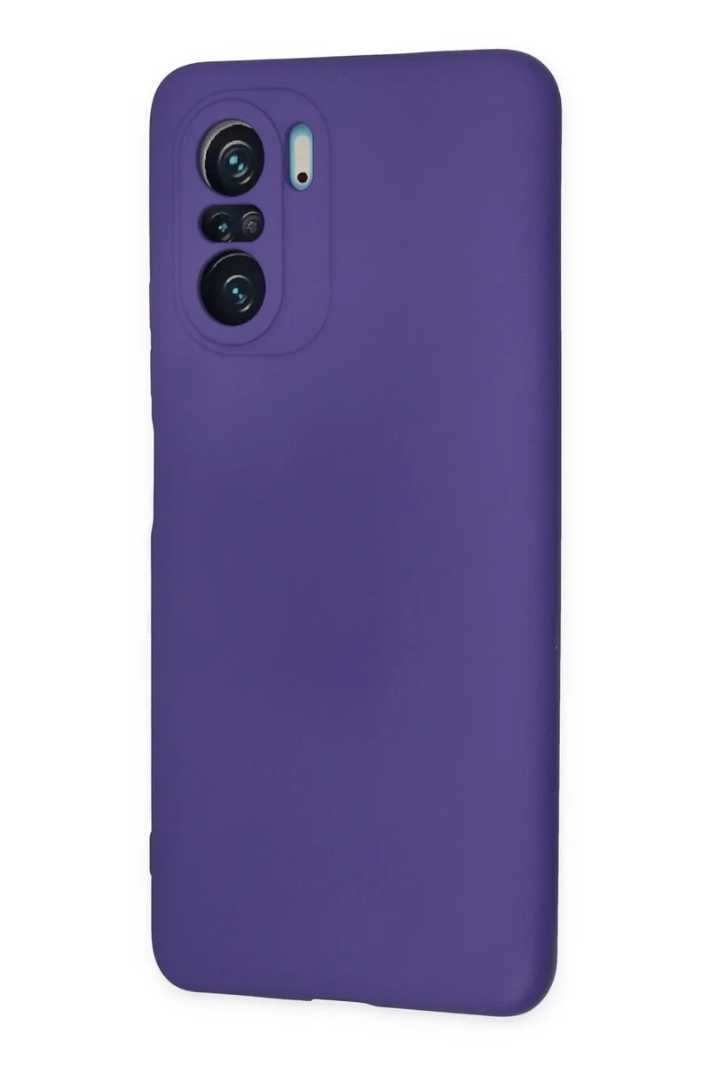 Newface Xiaomi Poco F3 Kılıf Nano içi Kadife Silikon - Mor