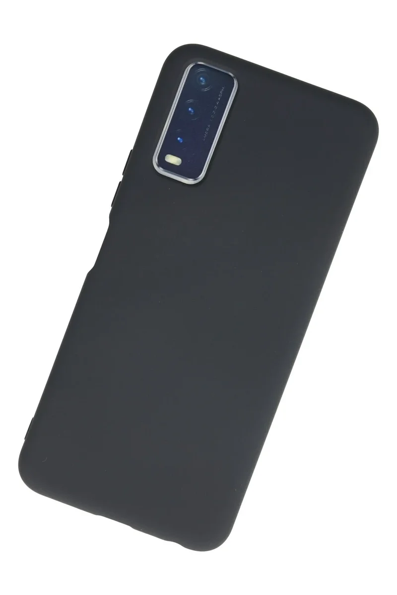 Newface Vivo Y11S Kılıf Nano içi Kadife Silikon - Gri