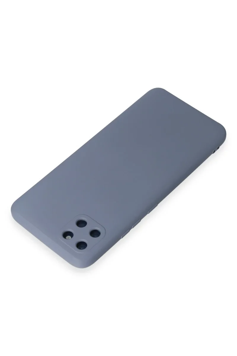 Newface Realme C11 Kılıf Nano içi Kadife Silikon - Gri