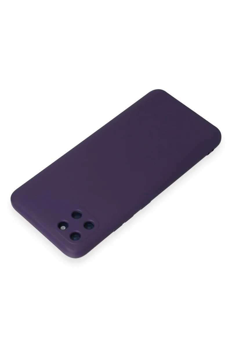 Newface Realme C11 Kılıf Nano içi Kadife Silikon - Mor