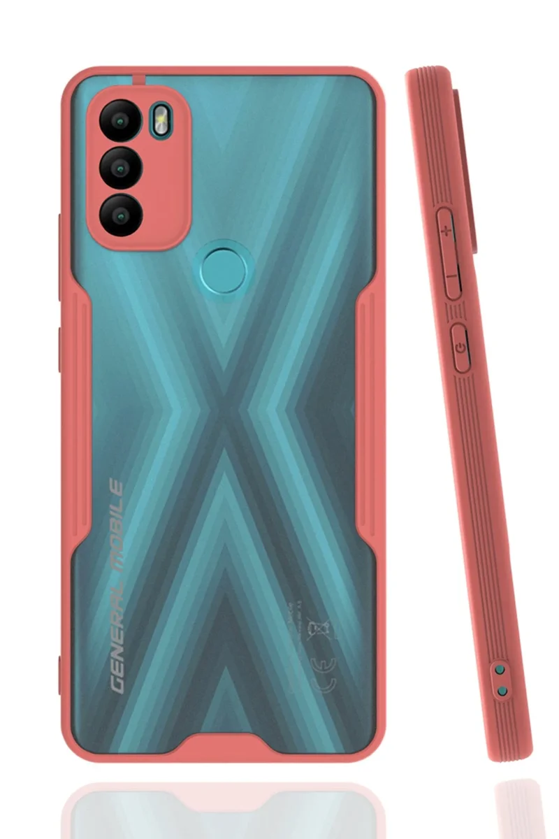 Newface General Mobile GM 21 Plus Kılıf Platin Silikon - Pembe