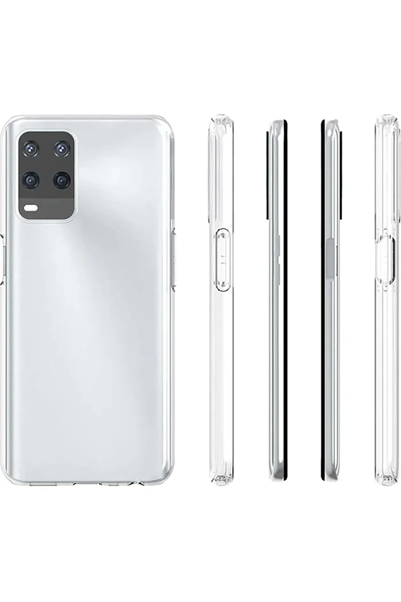 Newface Oppo A54 4G Kılıf Lüx Şeffaf Silikon