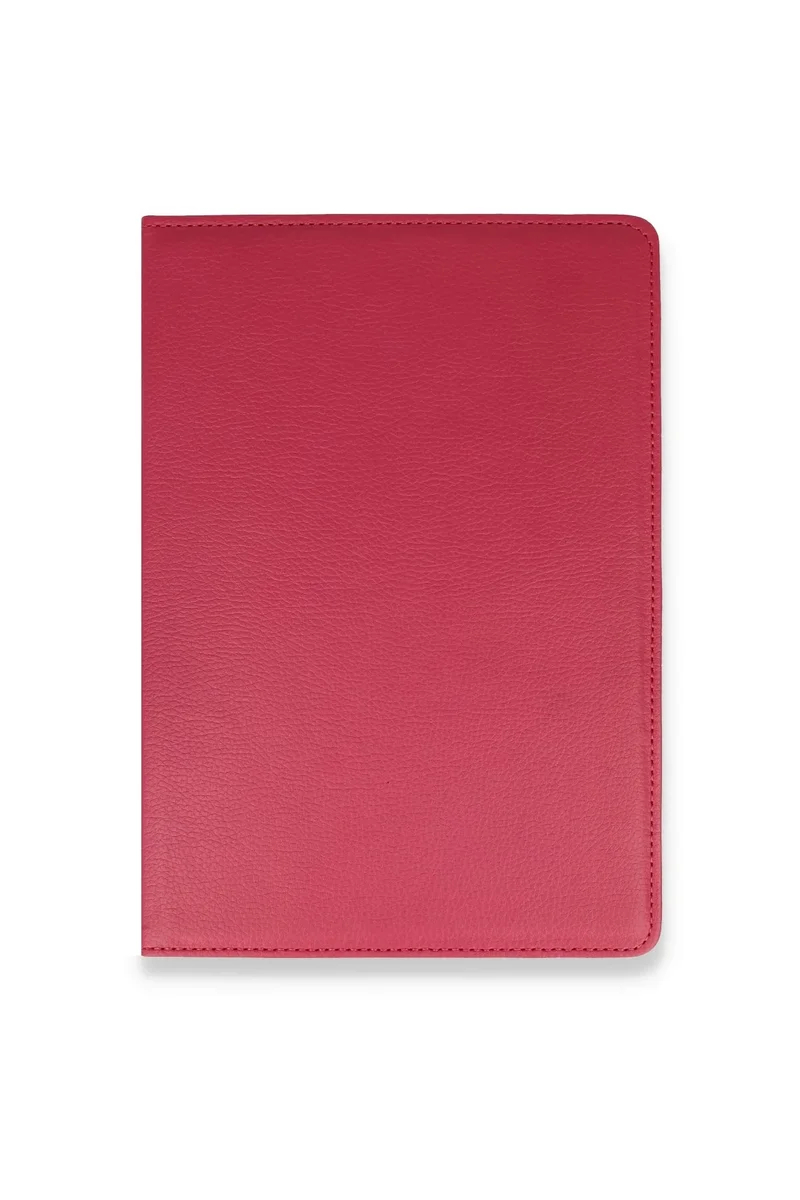 Newface Samsung Galaxy X800 Tab S8 Plus 12.4 Kılıf 360 Tablet Deri Kılıf - Pembe