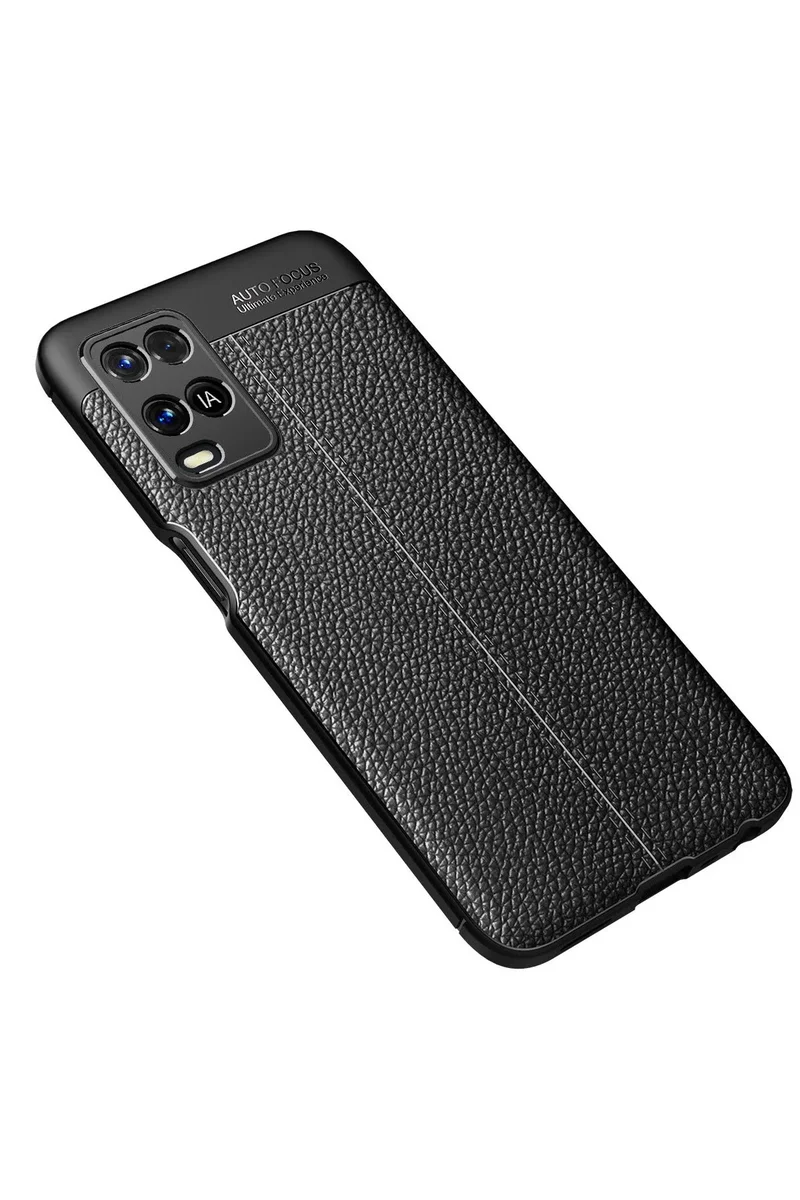 Newface Oppo A54 4G Kılıf Auto Focus Kapak - Siyah