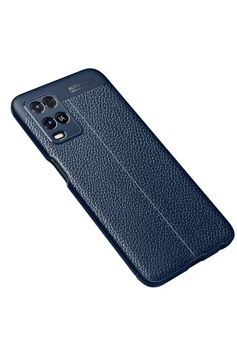 Newface Oppo A54 4G Kılıf Auto Focus Kapak - Lacivert