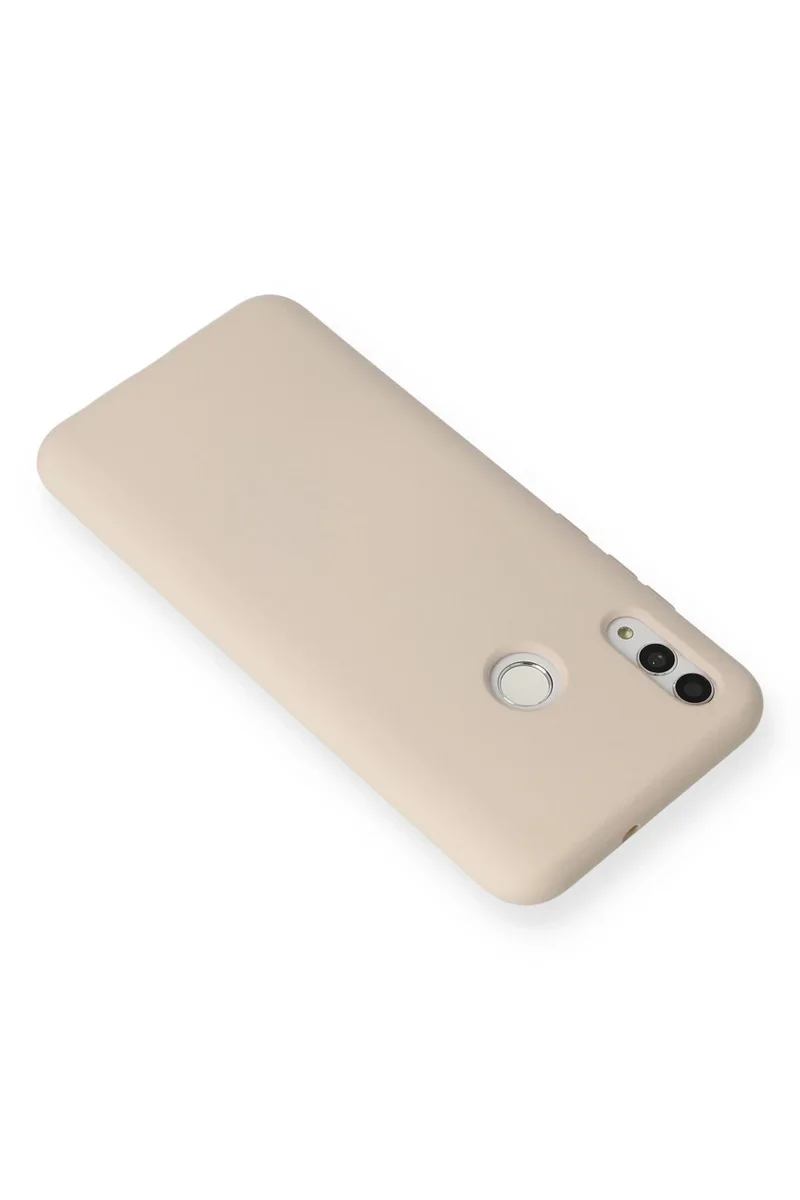 Newface Huawei P Smart 2019 Kılıf Nano içi Kadife Silikon - Pudra