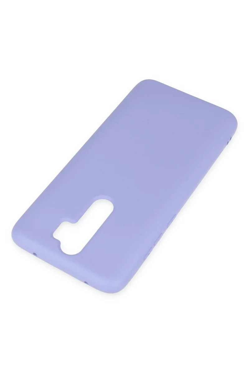 Newface Xiaomi Redmi Note 8 Pro Kılıf Nano içi Kadife Silikon - Lila