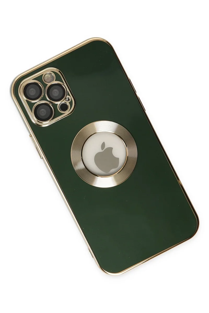 Newface iPhone 12 Pro Max Kılıf Store Silikon - Yeşil