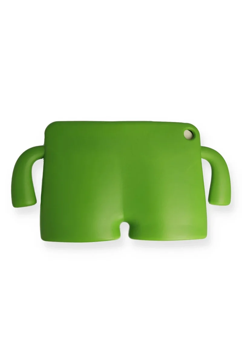 Newface iPad 10.2 (7.nesil) Kılıf Karakter Tablet Silikon - Yeşil