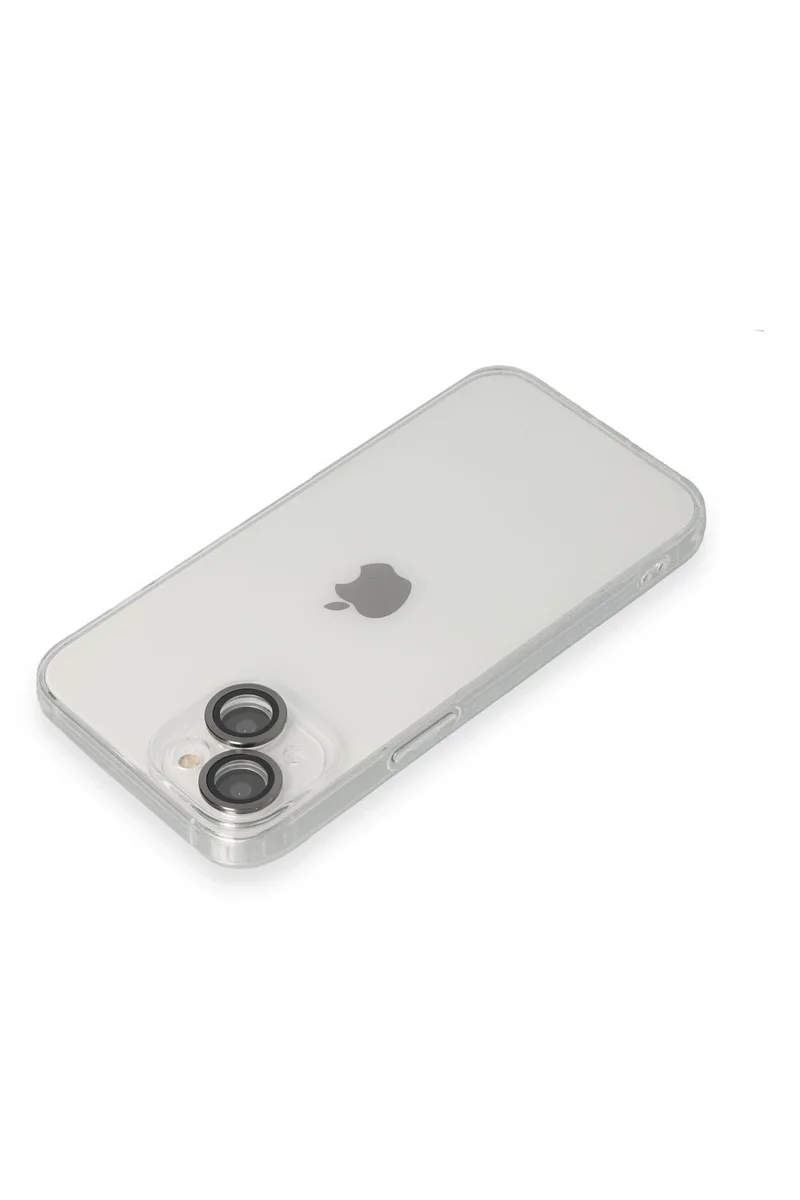 Newface iPhone 14 Kılıf Luko Lens Silikon - Siyah