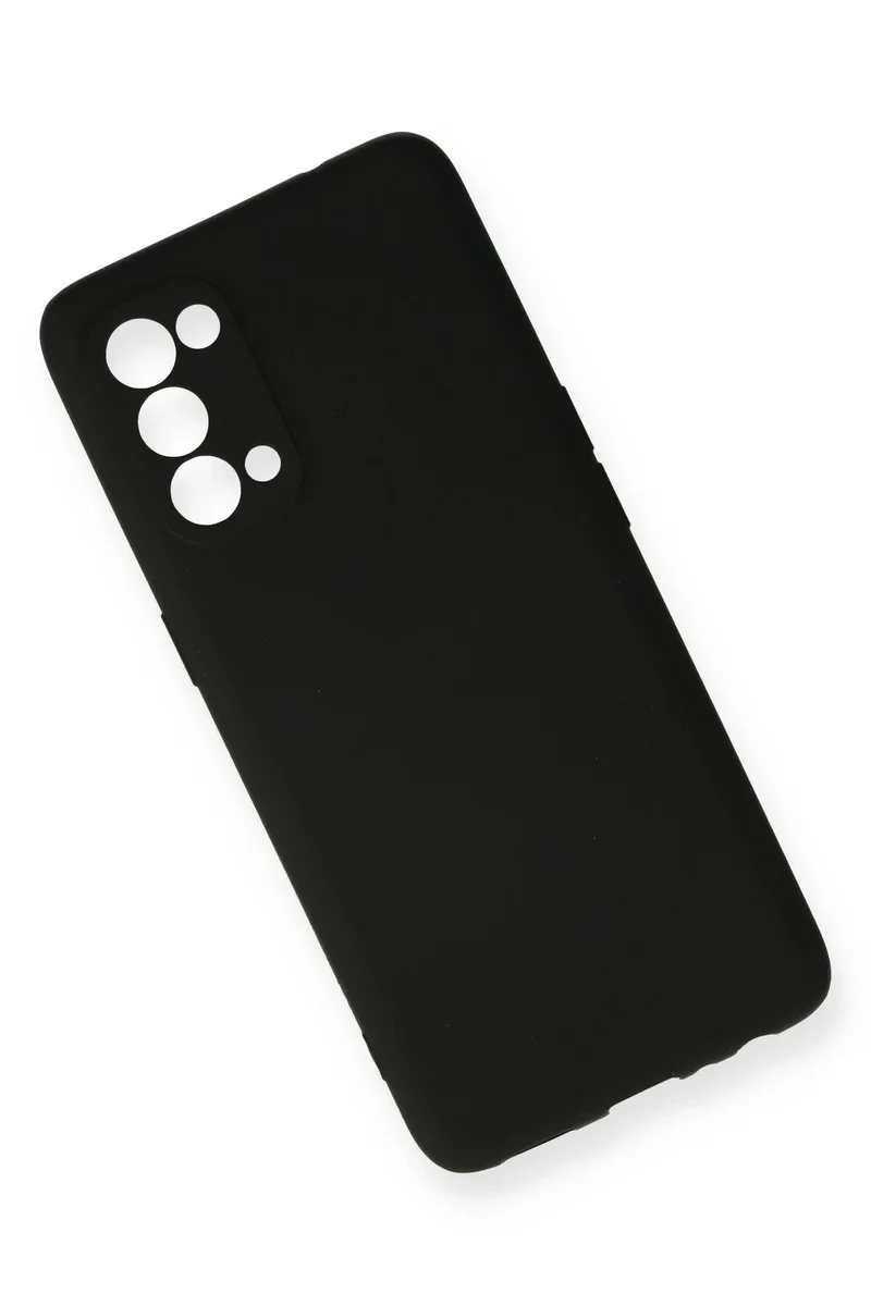 Newface Oppo Reno 5 Kılıf First Silikon - Siyah