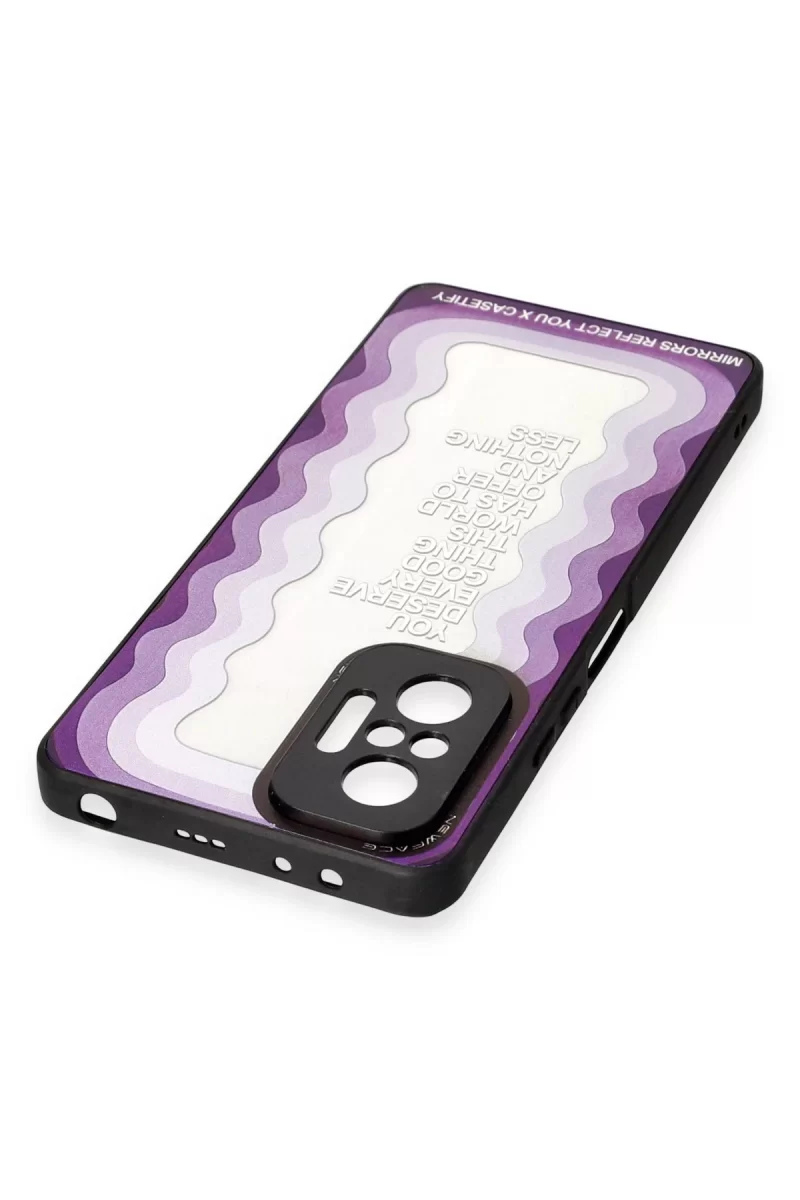 Newface Xiaomi Redmi Note 10 Pro Kılıf Mirror Desenli Kapak - Mirror - 5