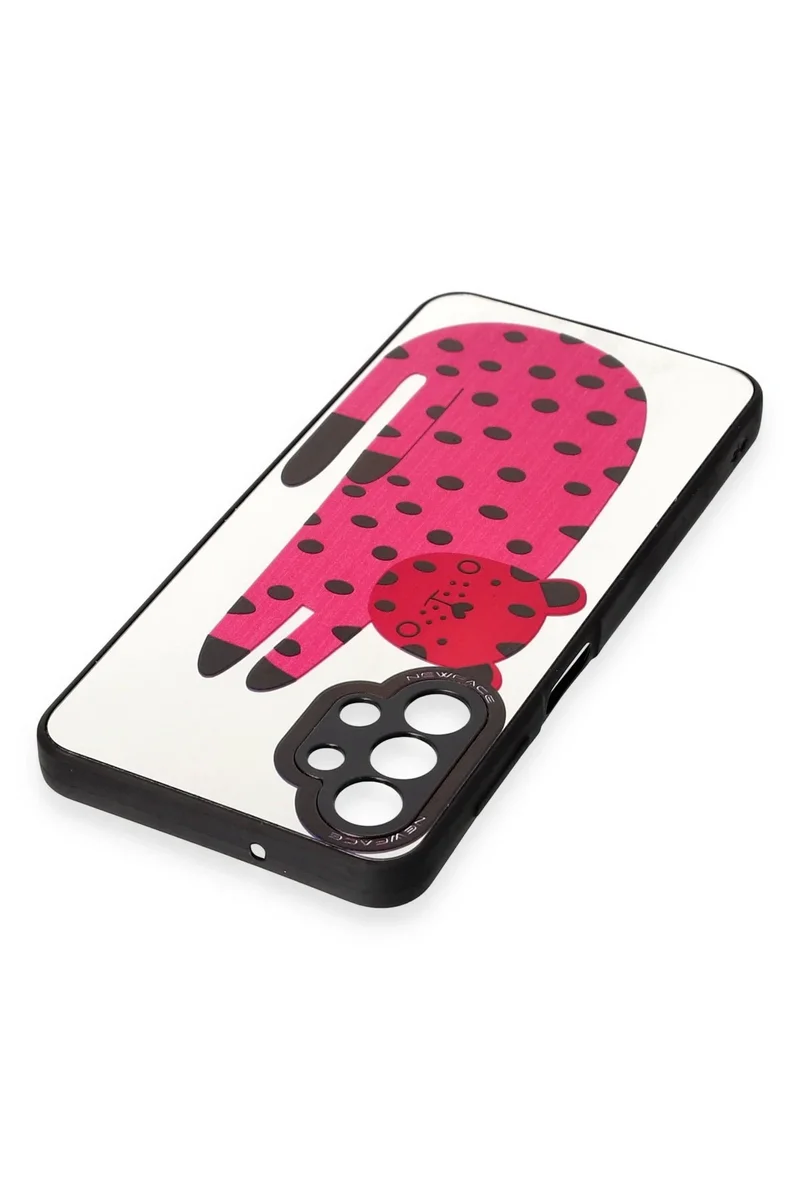 Newface Samsung Galaxy A13 4G Kılıf Mirror Desenli Kapak - Mirror - 12