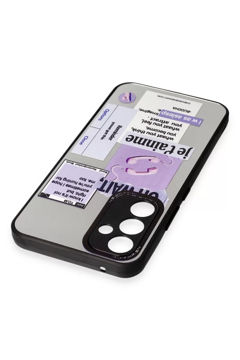 Newface Samsung Galaxy A34 5G Kılıf Mirror Desenli Kapak - Mirror - 4