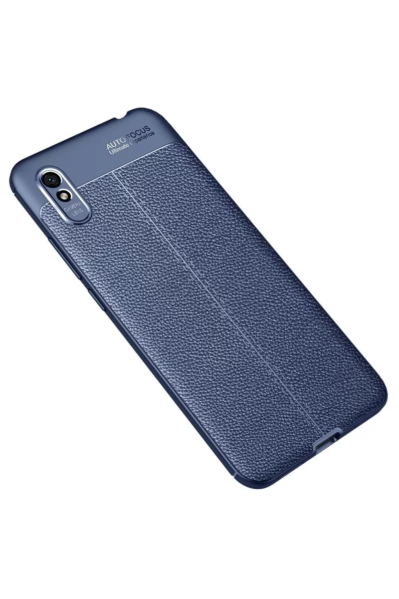 Newface Xiaomi Redmi 9A Kılıf Auto Focus Kapak - Lacivert