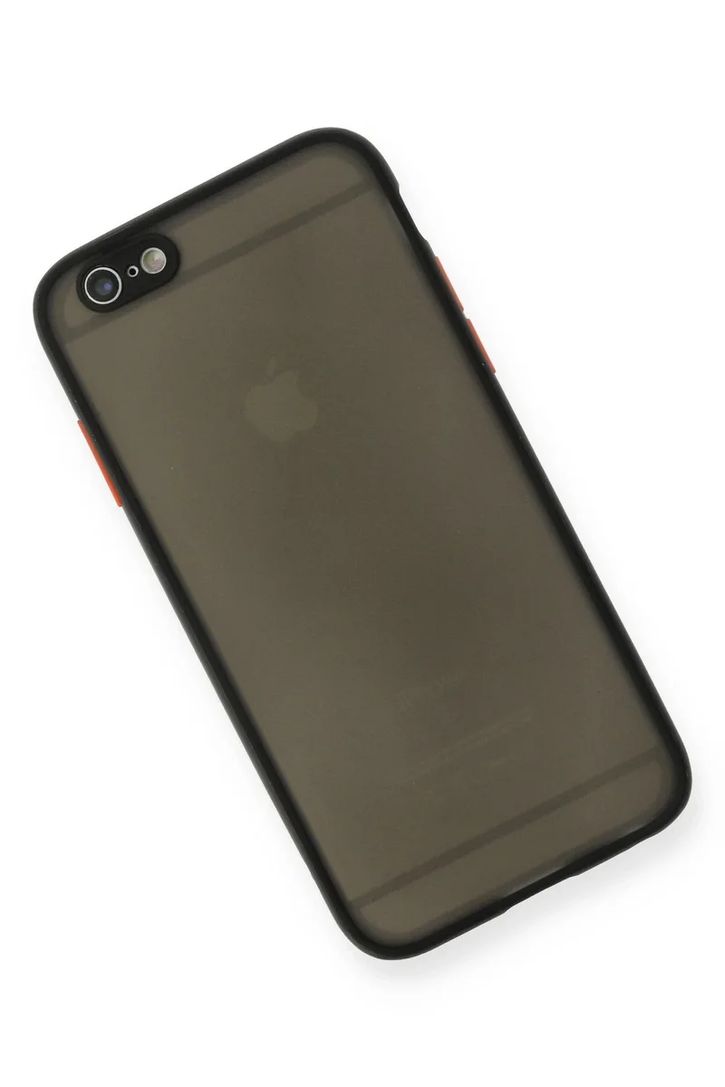 Newface iPhone 6 Kılıf Montreal Silikon Kapak - Siyah