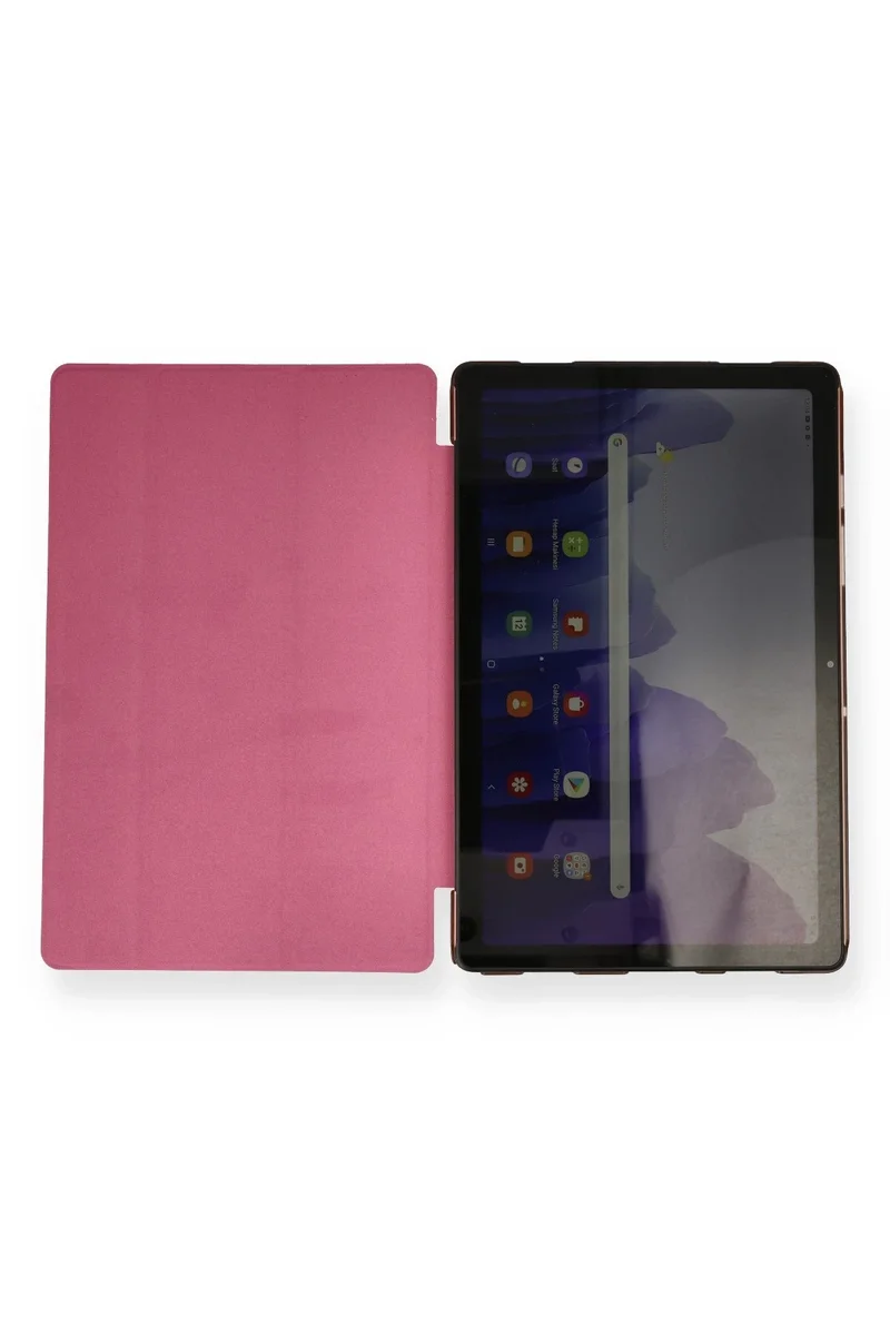 Newface Samsung Galaxy T870 Tab S7 11 Kılıf Tablet Smart Kılıf - Pembe