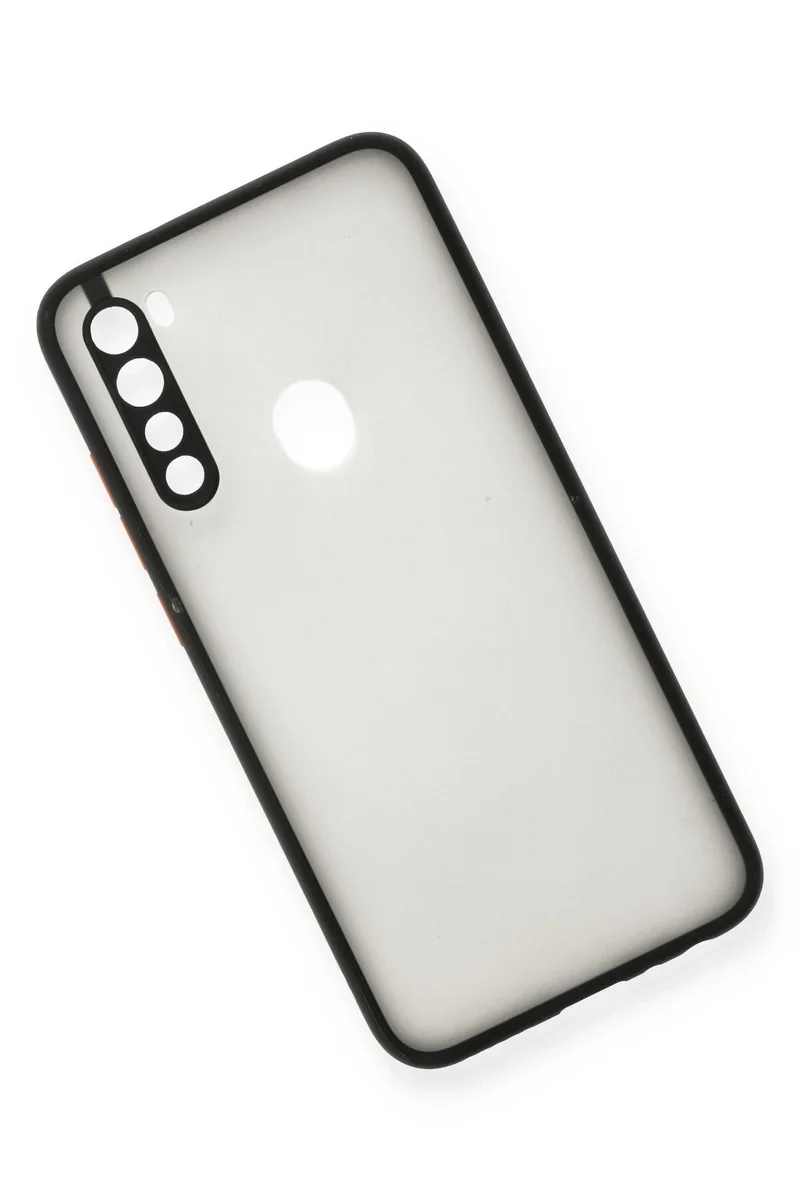 Newface Xiaomi Redmi Note 8 Kılıf Montreal Silikon Kapak - Siyah