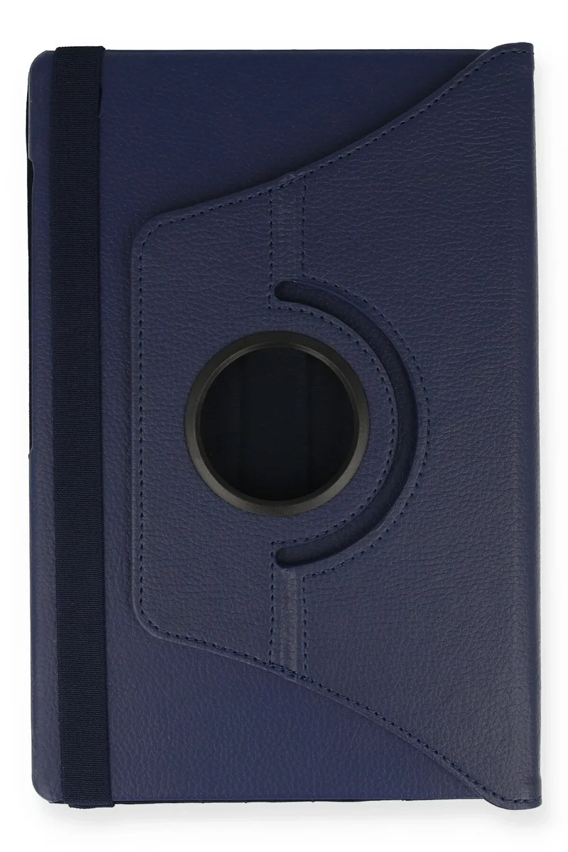 Newface Lenovo M10 FHD Plus X606F Kılıf 360 Tablet Deri Kılıf - Lacivert