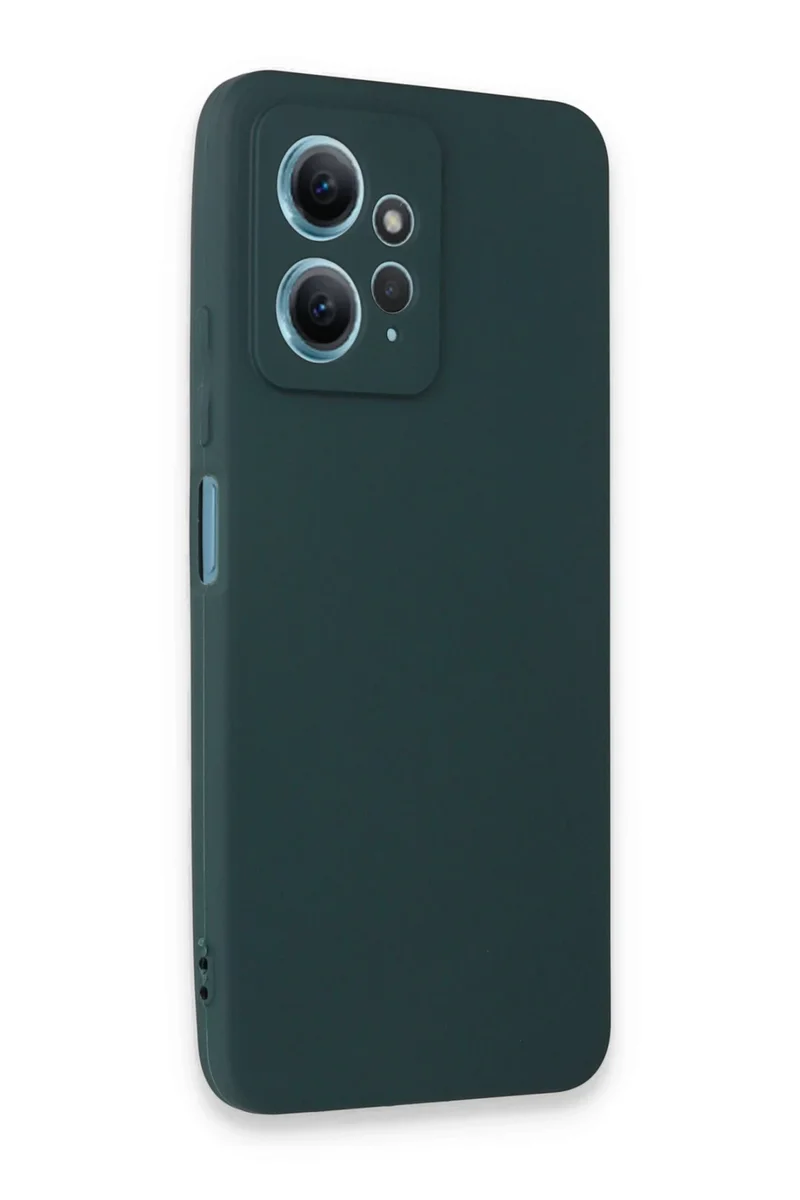 Newface Xiaomi Redmi Note 12 4G Kılıf First Silikon - Koyu Yeşil